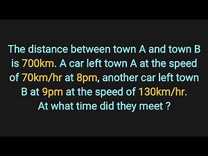Linear motion | two cars moving in an opposite direction approaching each other.