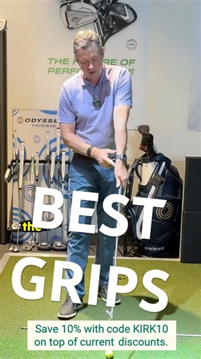 Best grips for a single plane swing. JumboMax Save 10% coupon code KIRK10