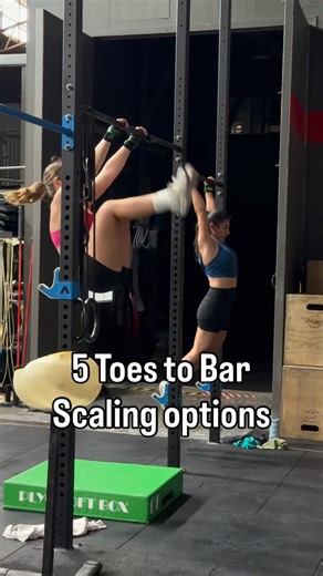 Here’s today’s toes-to-bar workout — every athlete you see is scaling to their level. Some are getting their first toes-to-bar, others are hanging knee raises or sit-ups, and everyone’s chasing the same goal: better fitness. Scaling isn’t about doing ‘less.’ It’s about training smart. Every version of this movement builds core strength, grip endurance, and coordination — just at a level that keeps you moving and progressing. If you’ve ever thought, ‘I can’t do CrossFit,’ this is your reminder: y