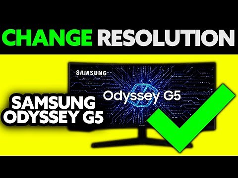 How To Change Resolution on Samsung Odyssey G5 (2025) - Step by Step