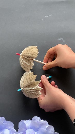 8.7K views · 102 reactions | How to make umbrella using Newspaper #papercraft #artsandcrafts #diy #viralshorts #origami #crafting #kidscrafts | Being Artistic | Facebook