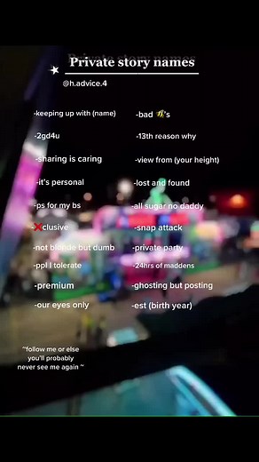 Creative Snapchat Group Names for a Private Story