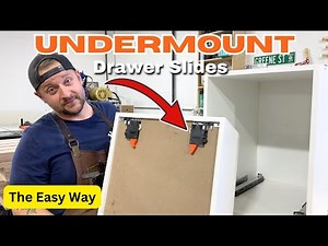How to Fit Drawers and Install Undermount Drawer Slides / The Easy Way