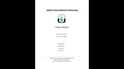 #goticket #busticketingsystem #onlineticketbooking #cse | Foyzia Sultana