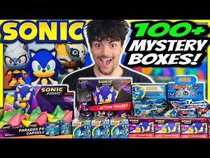 Unboxing 100 Sonic The Hedgehog Mystery Boxes!
