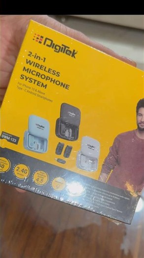 The Ultimate Budget Wireless Mic? 🎤 Digitek DWM 123 Review & Sound Test! #shorts #digitek