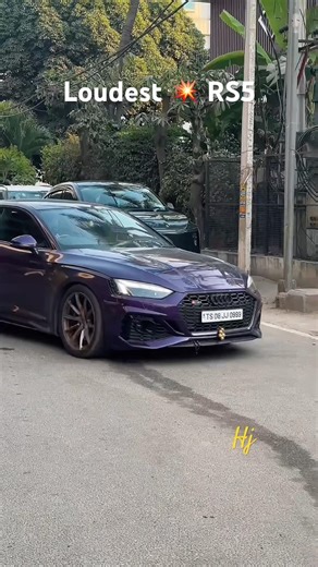 Loudest Audi RS5 #automobile #hyderabad #music #audi #rs #viral #car #cartoon #shorts #loud #hilal