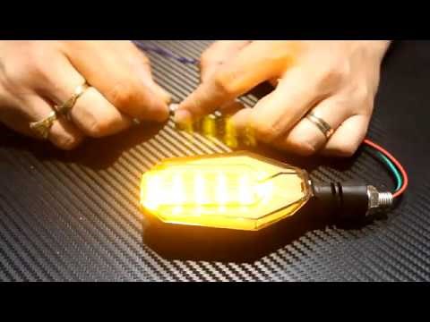 Intermitentes led para moto