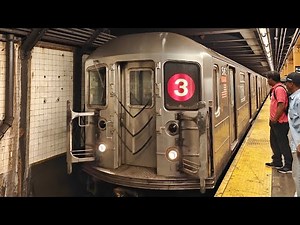 NYC Subway IRT Kawasaki R62 (3) Train Full Ride From New Lots Avenue to Harlem-148 Street 🌩️⛈️💧💦