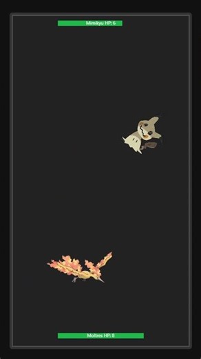 Mimikyu vs Moltres! Let's see which one will win a fight!#fypシ # #pokemon#pokemonfight