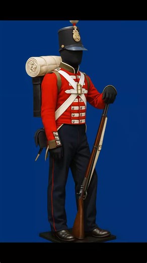 Napoleon vision on Instagram: ""This is a British Infantry Soldier’s uniform from the Napoleonic era (early 19th century). The iconic red coat with white cross-belts, tall shako hat, and musket represent the classic appearance of British soldiers who fought in historic campaigns across Europe. This uniform reflects discipline, honor, and the proud tradition of the British Army "We proudly manufacture and export premium-quality Historical & Military Uniforms, including British Napoleonic uniforms