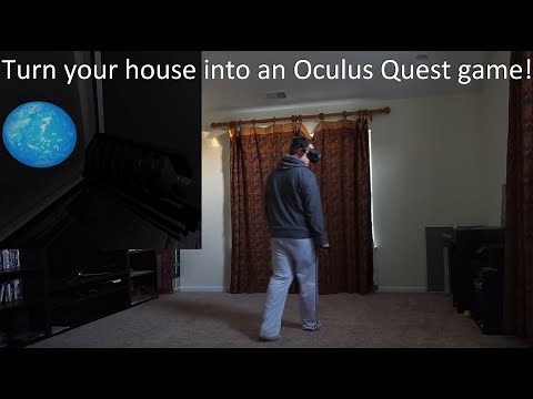 Turn your home into an Oculus Quest game. VR home mapping tutorial using Unity and a Quest.