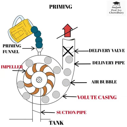 WHAT IS PRIMIMG OF PUMP HINDI