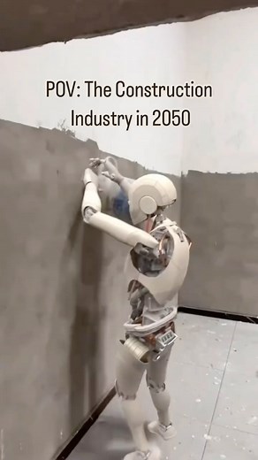 Sebastian Acosta on Instagram: "🏗️🤖 The Future of Construction: Robots in 2050 🤖🏗️ 🤔💭 Will robots dominate the construction industry in 2050? What about the workers? 🏢🔧 Robots are already making their way into construction sites, performing tasks like bricklaying and welding. They offer advantages such as increased productivity, improved safety, and precise execution. However, concerns about job displacement arise as robots could take over some tasks traditionally done by humans. 💡🛠️ N
