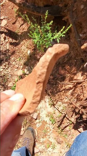 Finding pottery shards from the Ancient ones. Always treat these sites with respect!!