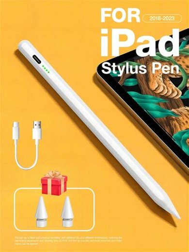 1pc Dual-Tip Capacitive Stylus Pen, Compatible With IPad Pro/Air/Mini And Other Apple Tablets, Ideal For Holidays, Summer, Travel, Gifts For Friends, Graduation, Back To School, Christmas Decorations, Valentine's Day, Parents, Halloween, Thanksgiving, Personalized Gifts, Birthday, New Year | SHEIN