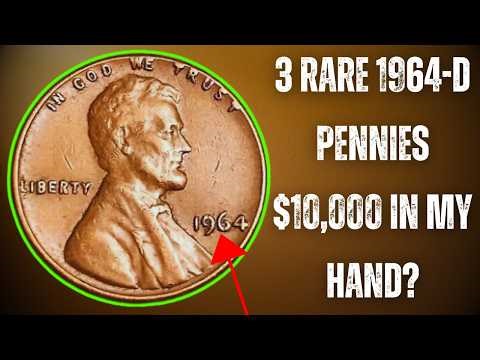 I Found 3 Rare 1964-D Pennies — You Won’t Believe Their Value!