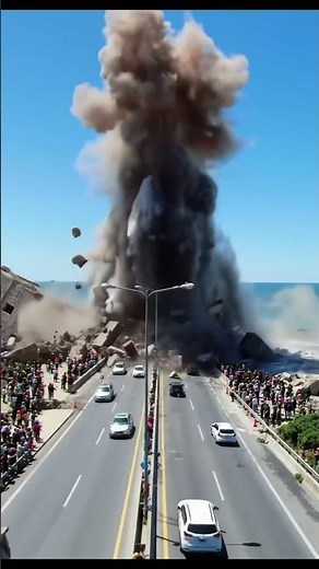 The moment it all came crashing down… #collapse