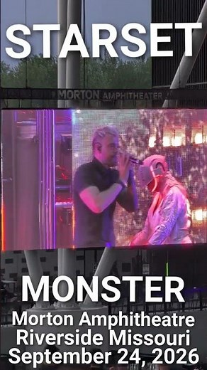 STARSET – “Monster” LIVE at Morton Amphitheatre | September 24, 2026