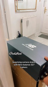 294K views · 16K reactions | Surprising camera shaker with New balance sneakers. Her reaction is out of here  mrverified1 #family #newbalance327 #zalando | Ediffied | Facebook