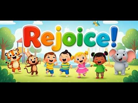 Rejoice in the Lord | Fun Kids Worship Songs with Actions & Lyrics | Christian Songs for Toddlers