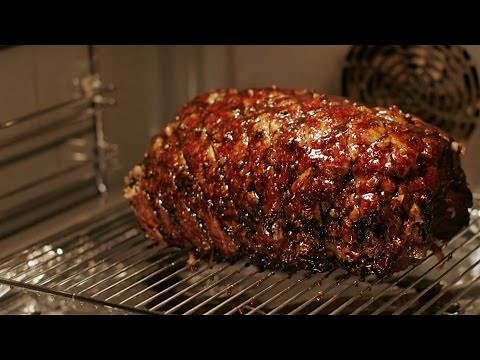 Slow-cooked black treacle ham recipe - Simply Nigella: Christmas Special - BBC