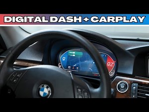 [INSANE NEW RELEASE] – BMW Digital Gauge Cluster w/ Built-In Apple CarPlay & Google Maps Navigation
