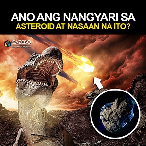 2.2M views · 49K reactions | Humigit kumulang 66 million years na ang nakalilipas, isang asteroid na kasinlaki ng Mount Everest ang tumama sa planet Earth na naging sanhi ng extinction ng mga dinosaur. Ngunit, paano nalaman ng mga scientist na nangyari iyon at kung ang asteroid na iyon ay ganoon kalaki, nasaan na ito? Panoorin  | Gazebo | Facebook