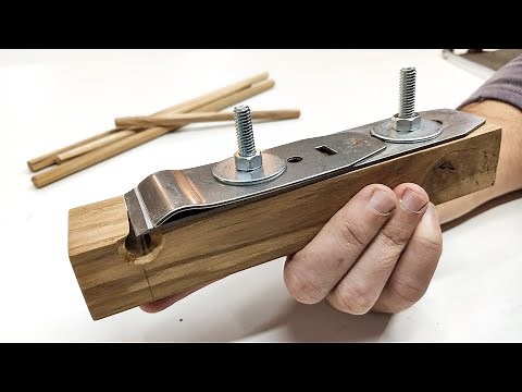 How to Make Your Own Wooden Dowels for Free | No Special Tools Needed