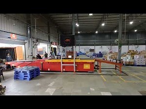 Telescopic Belt Conveyor With Dimensioning, Weighing & Scanning- NIDO Automation