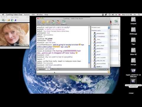 Change your audio settings with Camfrog Video Chat (Mac OS X)