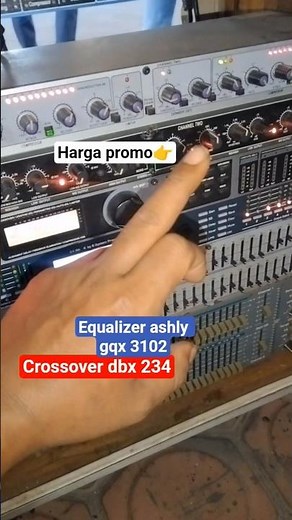 crossover dbx 234XL 3w out 4w #dbx #soundsystem #audio