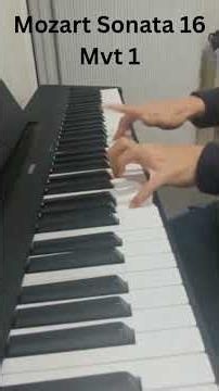 Mozart Sonata 16 Allegro Mvt 1 #mozart #classicalmusic #sonata