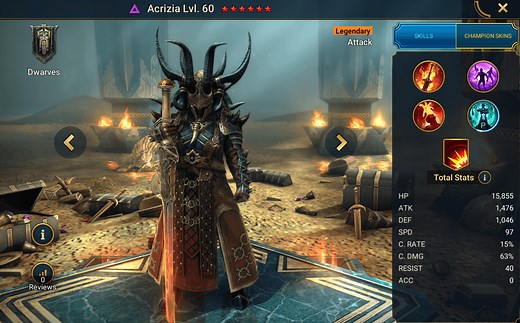 Acrizia - HellHades - Raid Shadow Legends