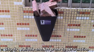 Chicken Cone, Medium Size Chicken Cone for Butchering, Poultry Restraining Cones for Processing, Kill Cones for Chickens Up to 8 Pounds, Plastic Integral Molding and Smooth Inner (Black M, 2 Pack)