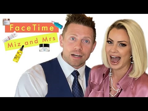 WWE Superstar The Miz Tries His Wife Maryse's Beauty Routine | Face Time | Cosmopolitan