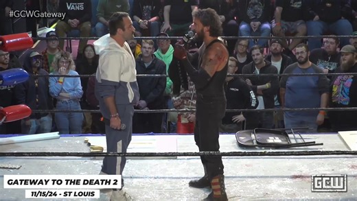 ICYMI Just moments after accepting Mance Warner's stipulation for a final GCW Title Match at #GCWDream, Effy was brutally attacked again by Allie Katch... Mance and Allie appear to be fully aligned heading to American Dream. What does this mean for Effy? | Game Changer Wrestling