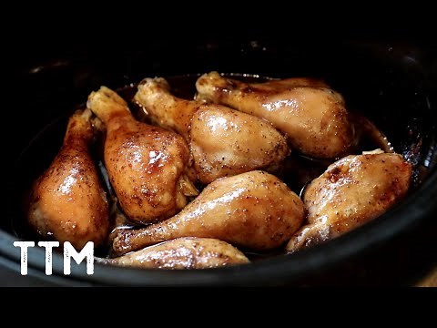 EASY Slow Cooker Chicken Legs Recipe ~ Easy Cooking