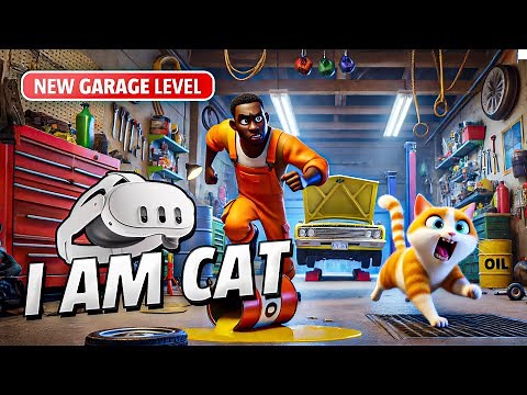 I Am Cat: GARAGE - Meta Quest 3 Gameplay | First Minutes [No Commentary]