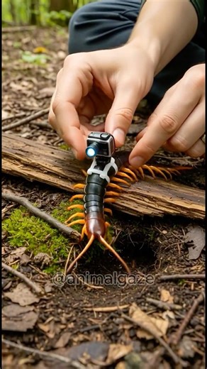 Real Centipede POV – Micro Camera Inside an Underground Colony