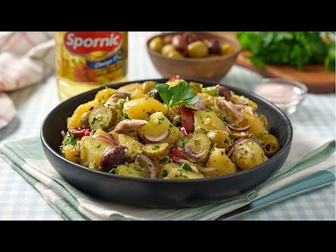 Reteta de salata orientala cu peste afumat este minunata pentru perioada de post | JamilaCuisine