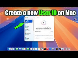 How to create new Apple ID on Mac