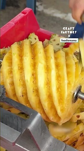 Fruit Cutting Machine 🍍✂️ #kitchenhacks #tools #fruitcutting @foodiemama2210