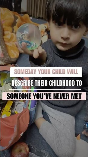 Someday Your Child Will Describe Their Childhood… 💔