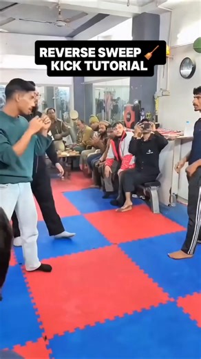 REVERSE SWEEP KICK TUTORIAL #shorts