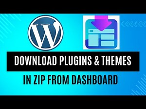 How to download Plugins & Themes from WordPress Dashboard as Zip file 2024