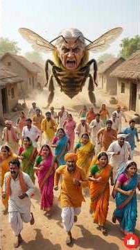 Hulk saves his mother from a bee 🐝 #ai #hulk #save #bee