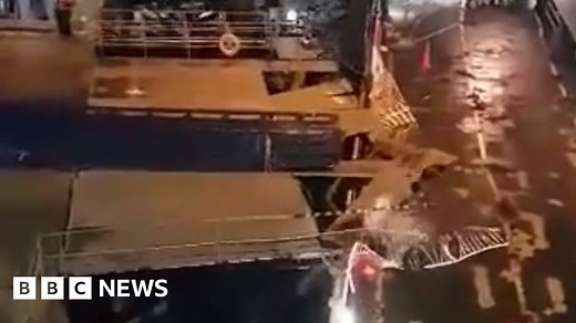 Isle of Man ferry crash forces cancellation of services to UK