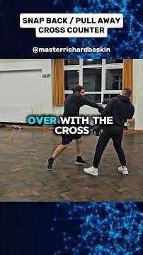 Snap back in with a powerful cross counter punch as your opponent overextends #boxing #fighting #ko