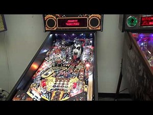 Kiss pinball machine Video #2 Stern pinball